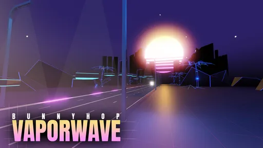 Image of the map bhop_vaporwave